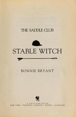 The Saddle Club; Stable Witch