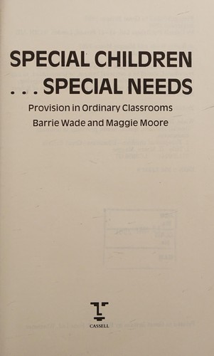 Special children...special needs