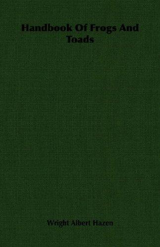 Handbook Of Frogs And Toads