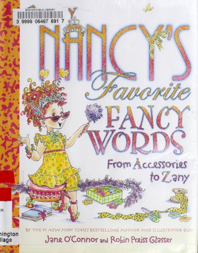 Fancy Nancy's collection of fancy words