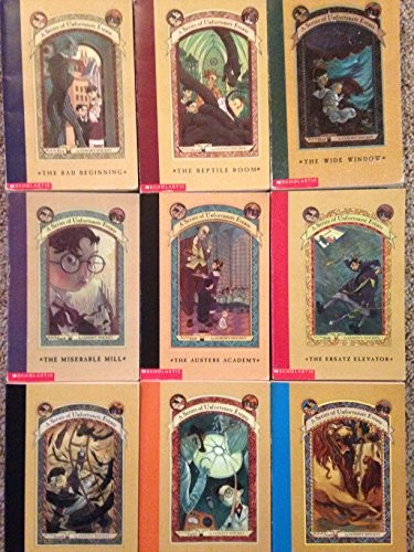Series of Unfortunate Events Set books #1-9