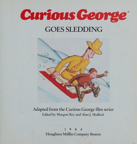 Curious George goes sledding
