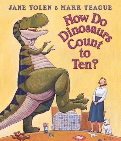 How do dinosaurs count to ten?