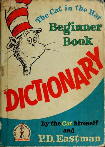 The cat in the hat beginner book dictionary