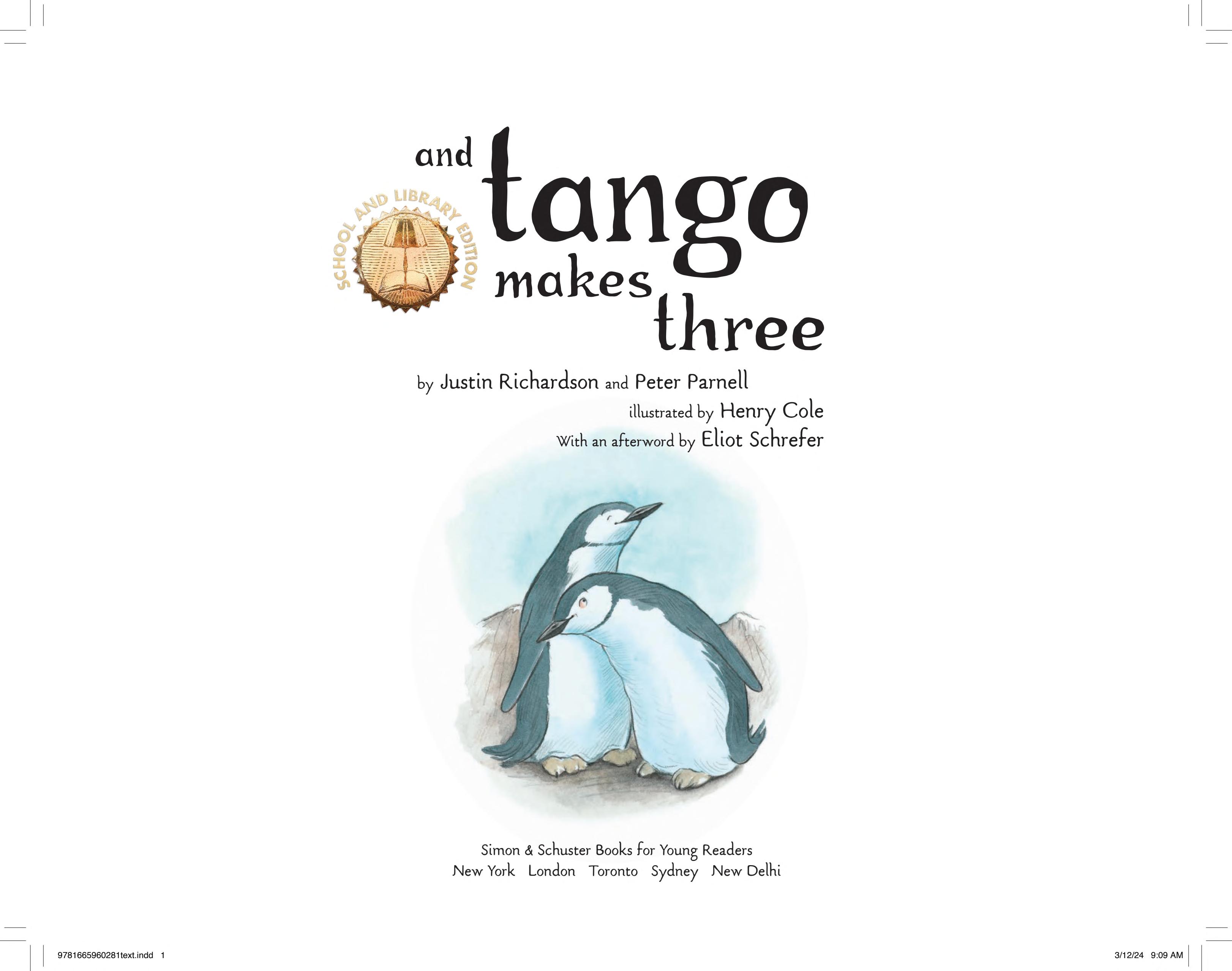 And Tango Makes Three