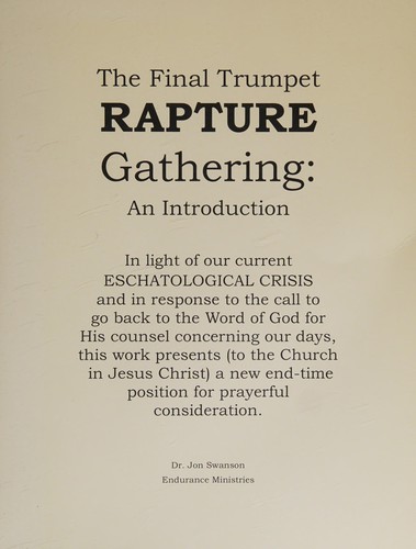 The final trumpet Rapture gathering