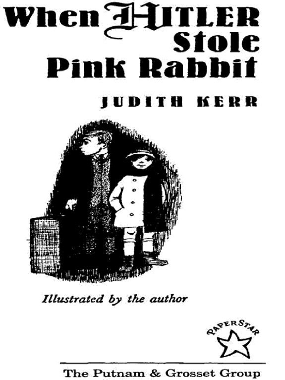 When Hitler stole Pink Rabbit