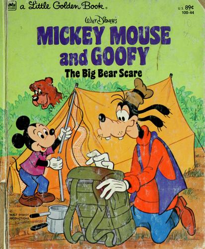 Walt Disney's Mickey Mouse and Goofy, the big bear scare.